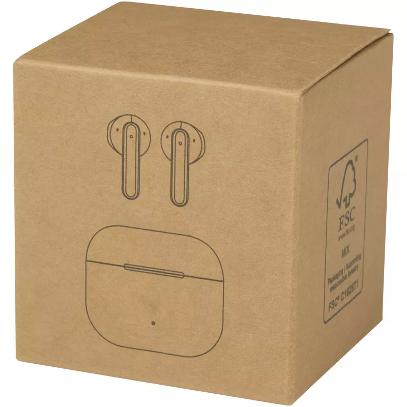 Altais zestaw słuchawkowy True Wireless z technologią Bluetooth® z tworzyw sztucznych pochodzących z recyklingu - Biały (12448101)