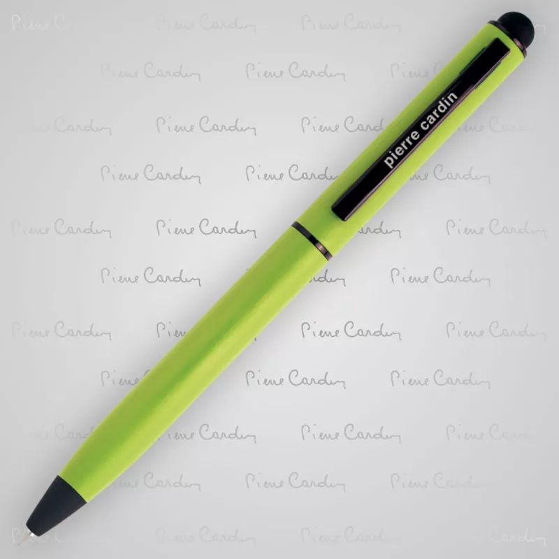 Długopis metalowy touch pen, soft touch CELEBRATION Pierre Cardin - jasnozielony (B0101707IP329)