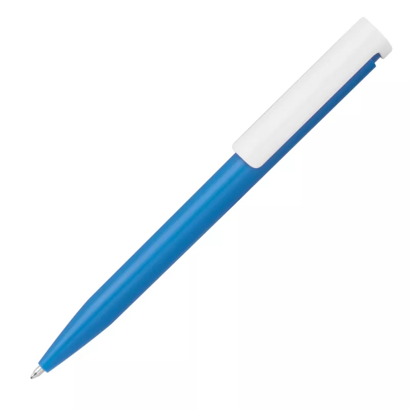 Długopis reklamowy plastikowy 13758 - niebieski (1375804)