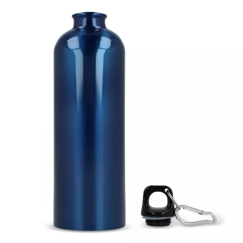 Jednościenna butelka R-SS z karabińczykiem 750ml - niebieski (LT98739-N0011)