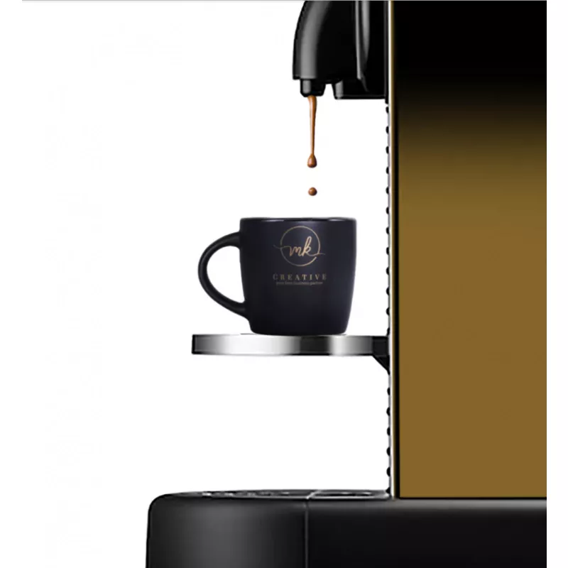 Kubek reklamowy do espresso Handy Small Supreme 100 ml - czarny (M/507-CZARNY)