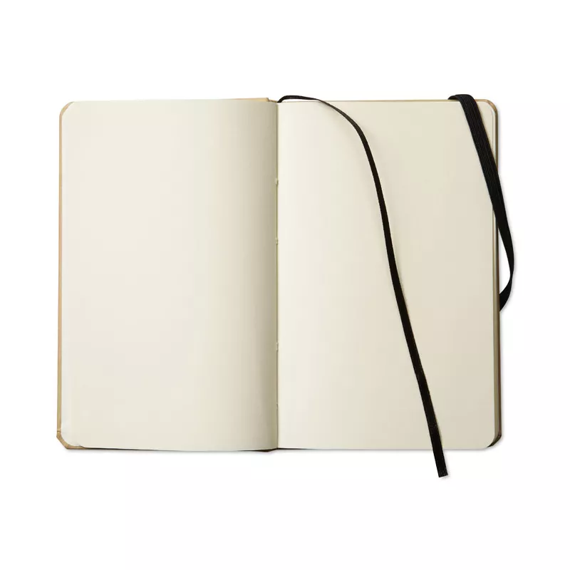 Notes A6 z recyklingu 96 kartek gładkie EVERNOTE - Czarny (MO7431-03)