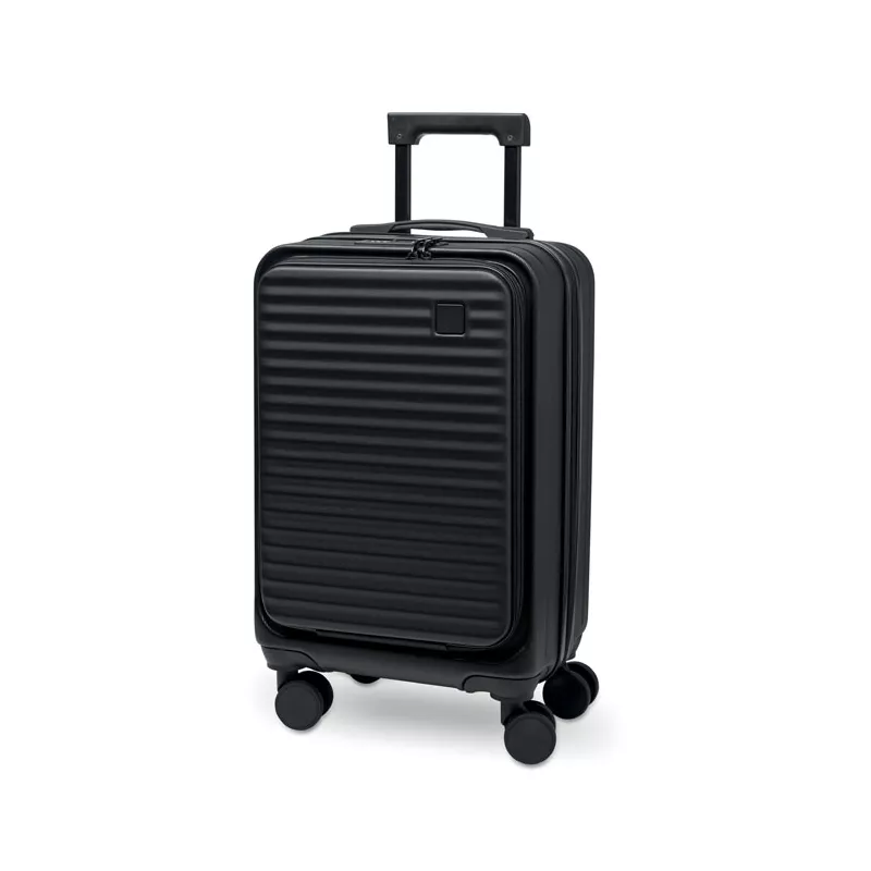 Walizka twarda 20" z ABS z przegrodą na laptop CITY - Czarny (MO2742-03)