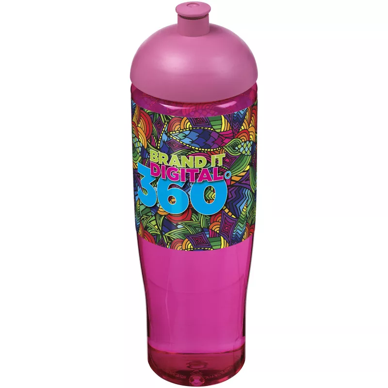 Bidon H2O Tempo® o pojemności 700 ml z wypukłym wieczkiem - Magenta (21004222)