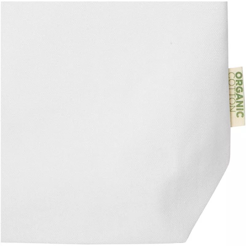 Odisha organiczna torba na zakupy z certyfikatem OCS o gramaturze 270 g/m², 10 l  - Biały (12078601)