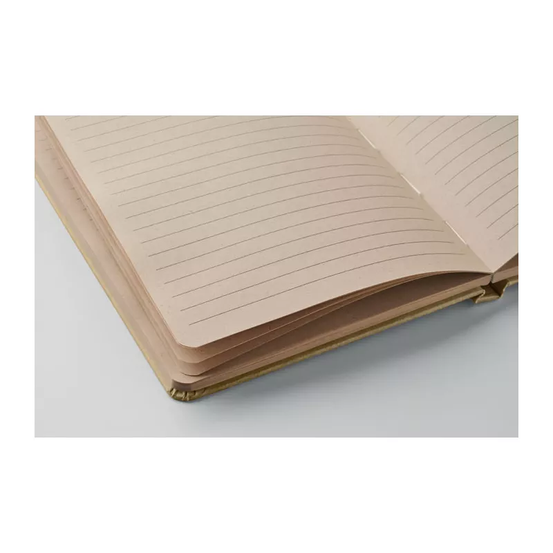 Notes A5 z trzciny cukrowej 80 kartek w linię SUGAR - Khaki (MO2695-39)