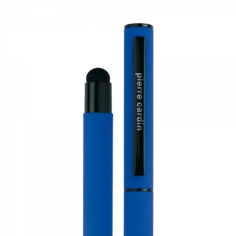 Zestaw piśmienny długopis i pióro kulkowe touch pen soft touch CELEBRATION Pierre Cardin - niebieski (B0401006IP304)
