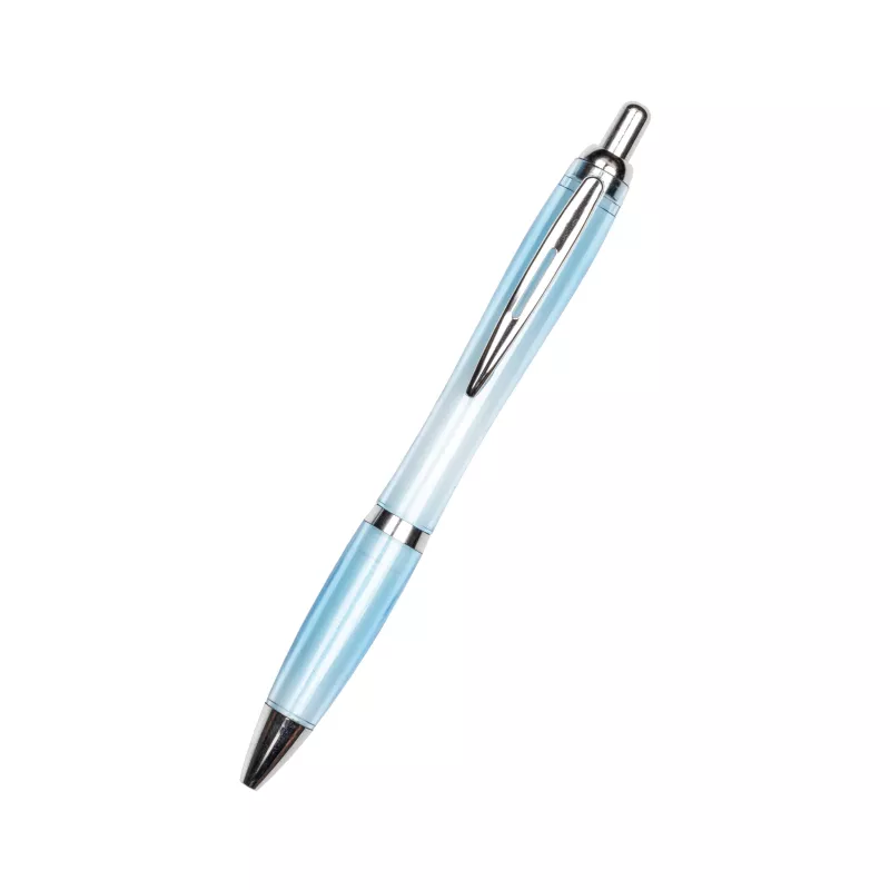 Przeźroczysty długopis Alken - jasnoniebieski (255224)