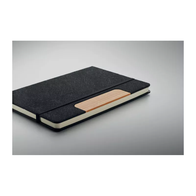 Notes A5 80 kartek w linię z długopisem NOTEMIX - Czarny (MO2390-03)