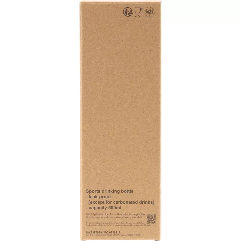 Butelka z tritanu BEAUMONT 570 ml - przeźroczysty (387866)
