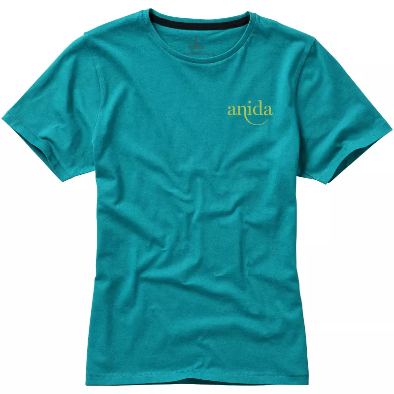 Damski t-shirt Nanaimo z krótkim rękawem - Morski (38012-AQUA)