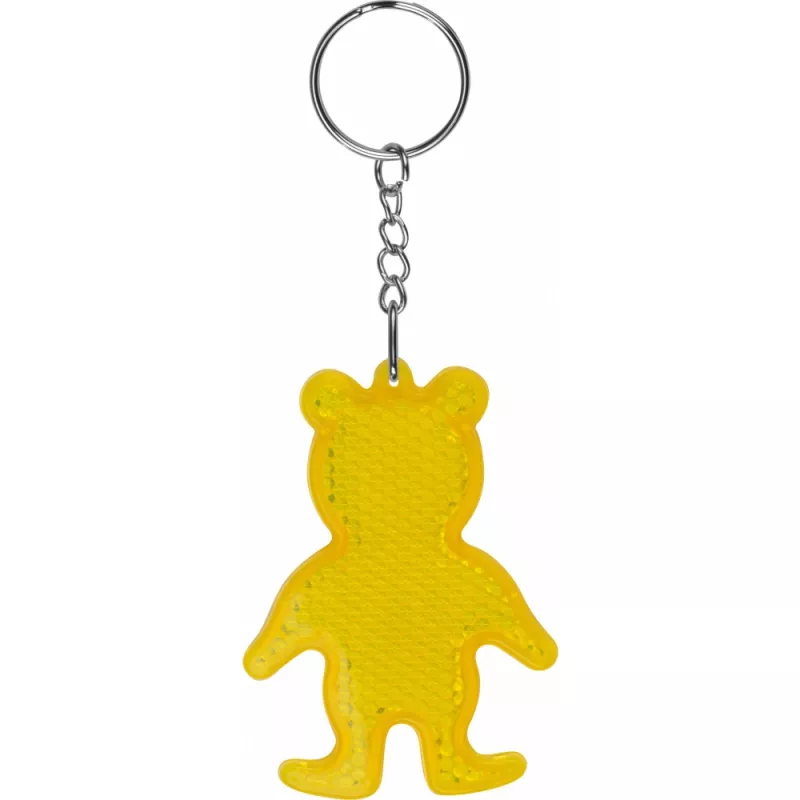 Brelok odblaskowy miś VANESSA - żółty (9244908)