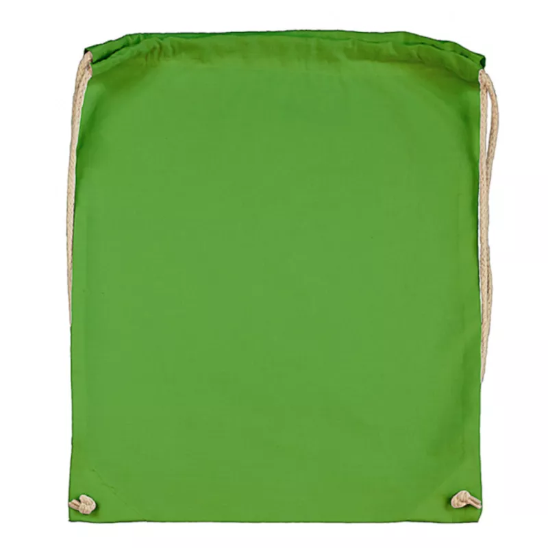 Plecak bawełniany na sznurkach Jassz 140 g/m², 38 x 42 cm - Light Green (602.57-LIGHT GREEN)