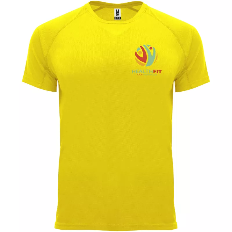 Koszulka techniczna 135 g/m² ROLY BAHRAIN 0407  - Żółty (R0407-YELLOW)