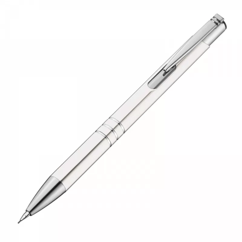 Zestaw piśmienny długopis i ołówek automatyczny KELLY - biały (1333006)