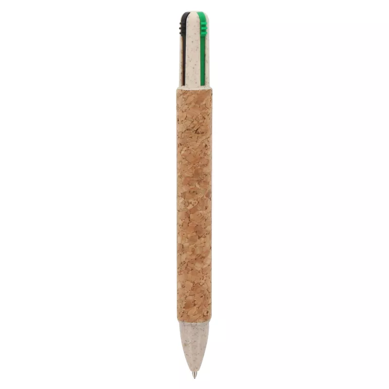 Długopis 4-kolorowy Cork - naturalny (LT87523-N0094)