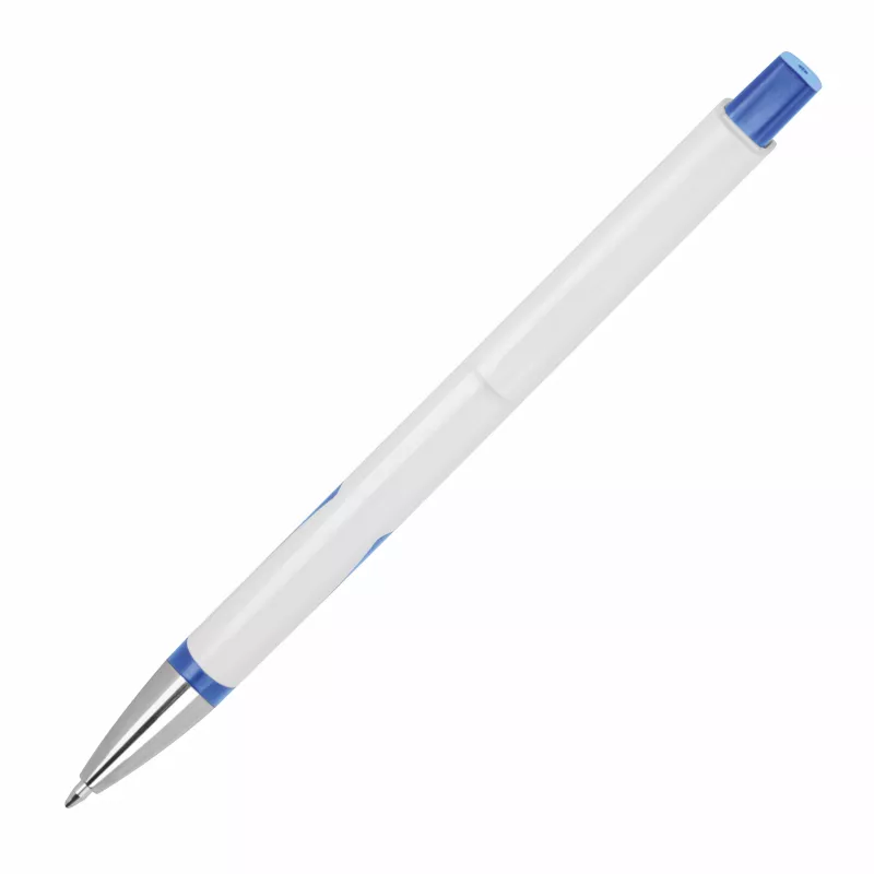 Długopis z ABS z recyklingu MAJA - white (1547104)