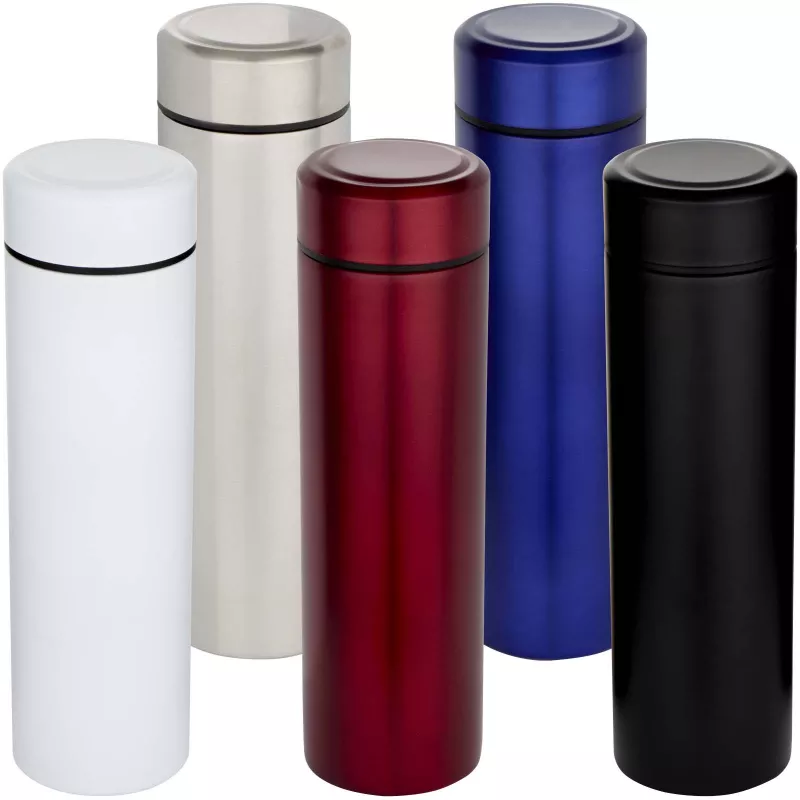 Taylor 450 ml termos ze stali nierdzewnej z podwójnymi ściankami i sitkiem do herbaty - Biały (10082601)