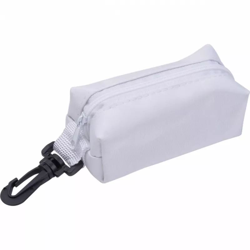 Piórnik z kredkami 8 kolorów CARLTON - biały (533906)