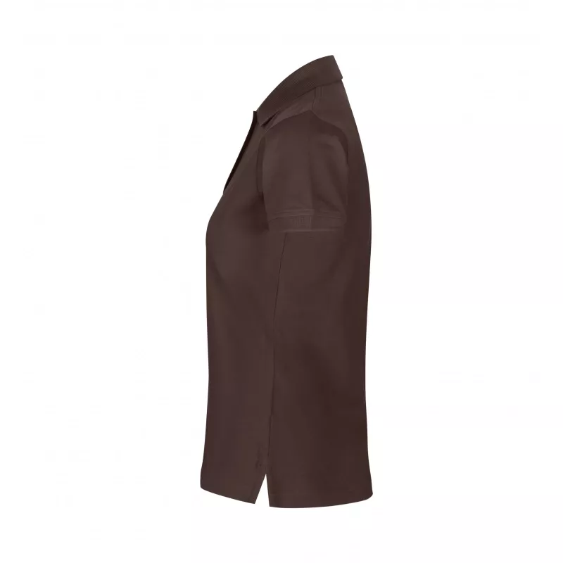 Koszulka bawełniana damska 210 g/m² ID Polo/stretch 527 - Mocca (0527-MOCCA)