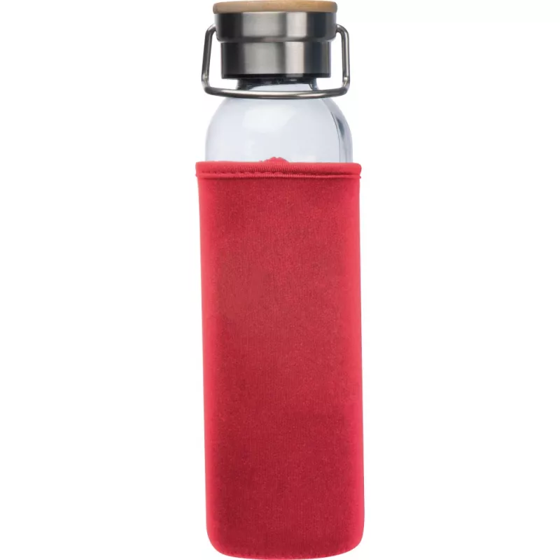Butelka reklamowa szklana 600 ml - czerwony (6318105)