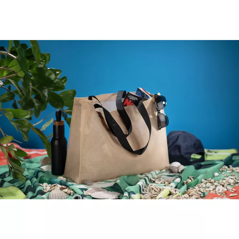 Torba plażowa BAZA - beżowy (20825-17)