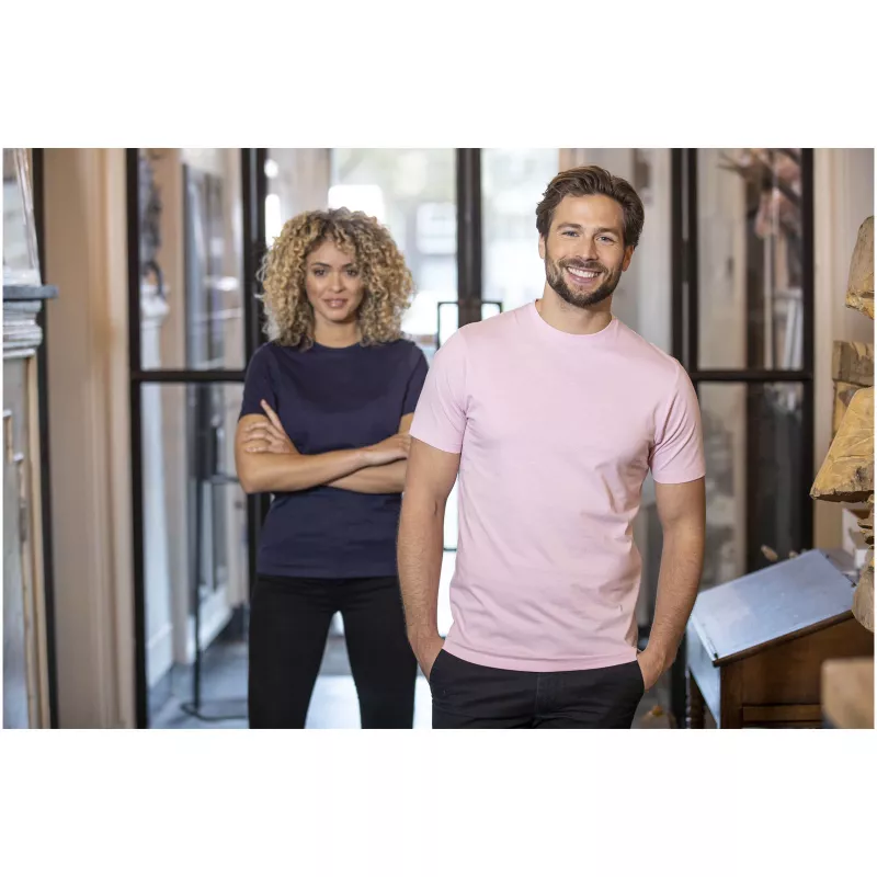 Męski T-shirt 160 g/m²  Elevate Life Nanaimo - Bordo (38011-BURGUND)