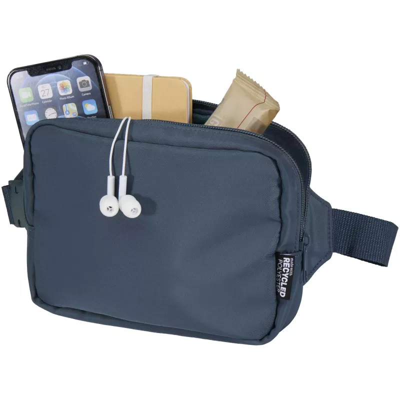Trip Aware™, torba na ramię wykonana z materiałów z recyklingu, 1 l - Hale Blue (12076455)