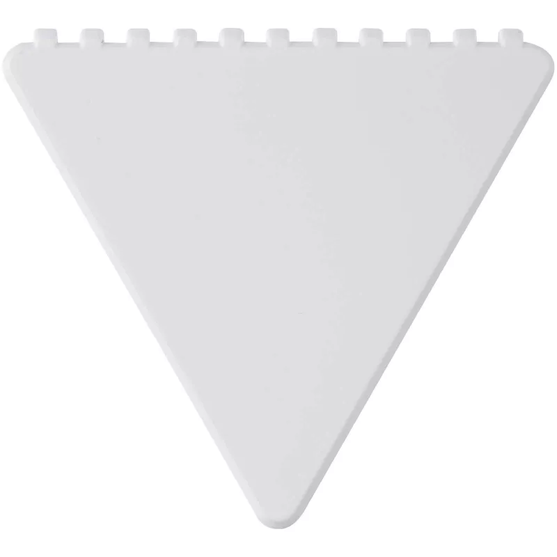 Frosty triangular recycled plastic ice scraper - Biały (21049801)