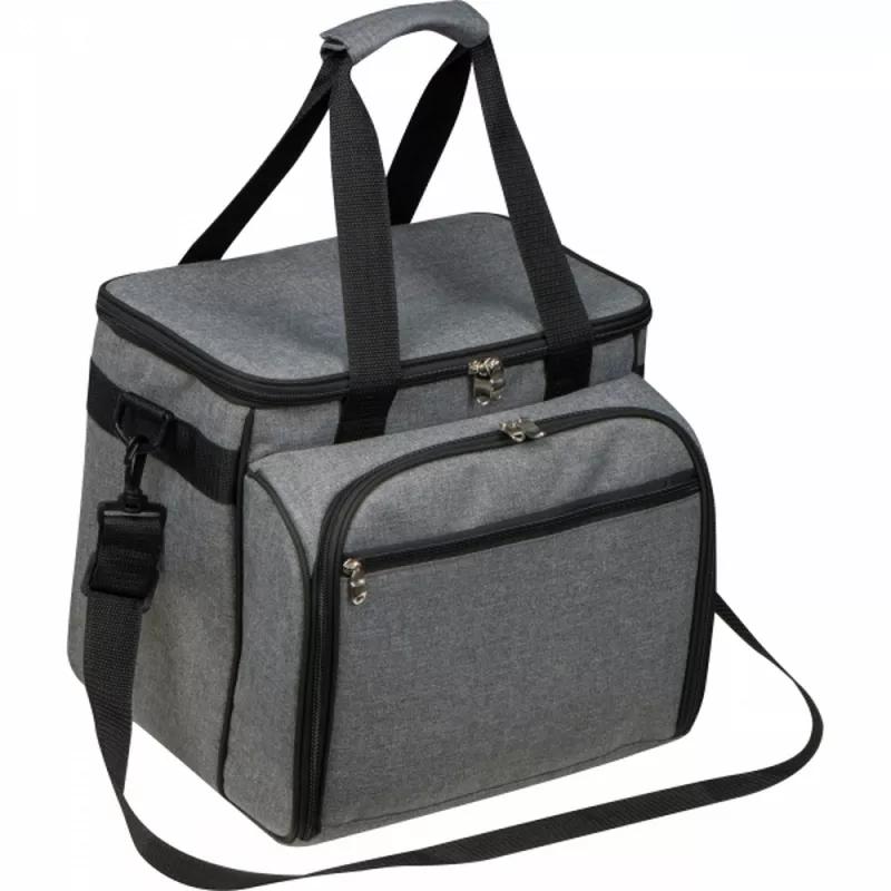 Torba piknikowa termiczna dla 4 osób MUMBAI - ciemnoszary (297577)