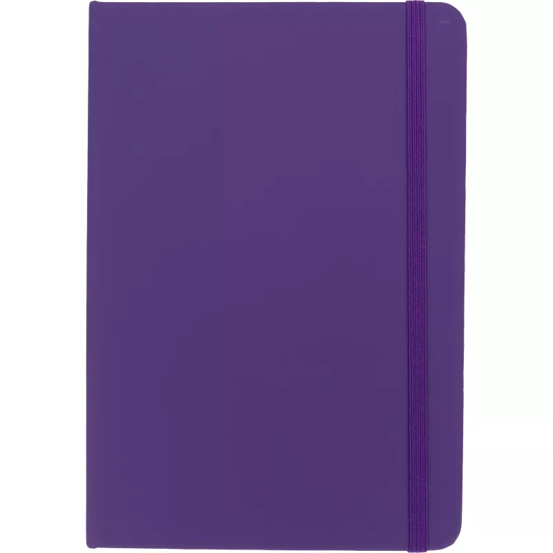 Notatnik A5 w linie z materiałów z recyklingu DOMINIK - fioletowy (2526112)