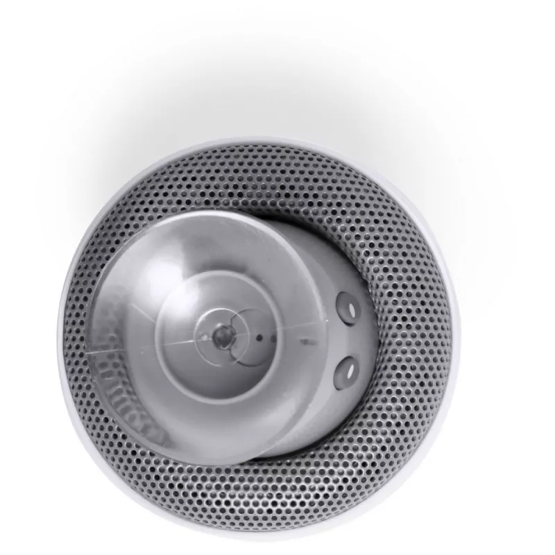 Głośnik bezprzewodowy 3W "grzybek", stojak na telefon - biały (V0396-02)