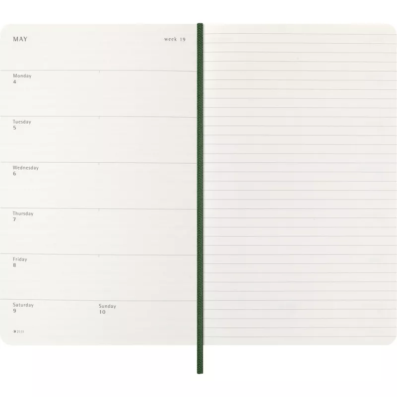 Kalendarz MOLESKINE - khaki (VM398-25/2027)
