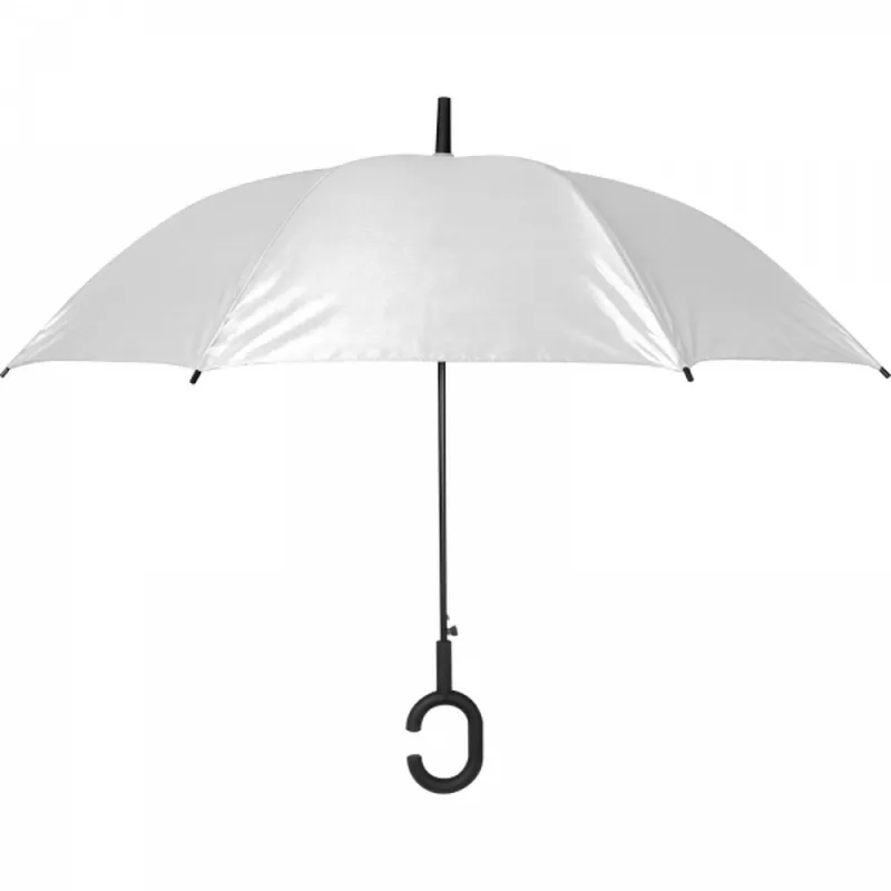 Parasol automatyczny ø103 cm ALEKSANDRA - biały (4139106)