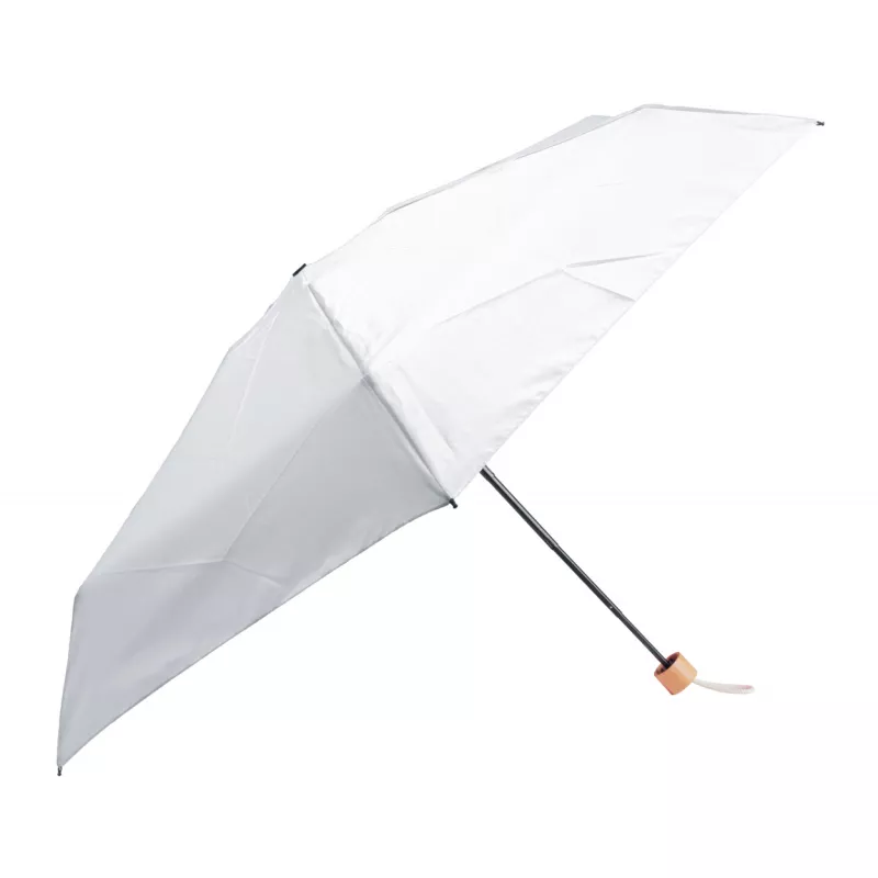 Mini parasol manualny ø89 cm z RPET Miniboo - biały (AP808418-01)