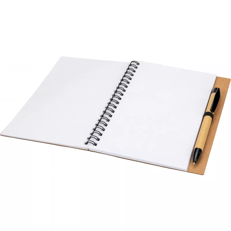 Notes A5 z czystymi stronami z papieru z recyklingu RAVENNA - czarny (434103)