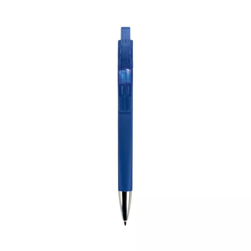Miękki w dotyku długopis Riva - ciemnoniebieski (LT80836-N0010)