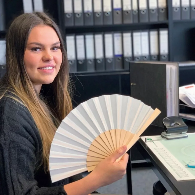 Wachlarz GERTA - biały (7152206)