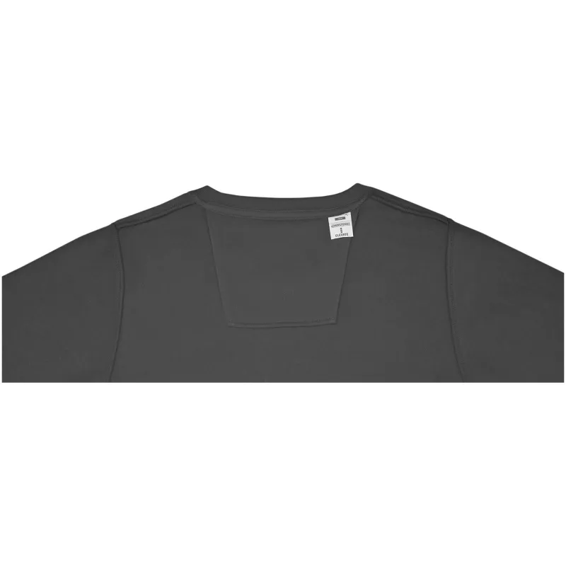 Damska bluza z okrągłym dekoltem Zenon - Szary sztormowy (38232-STRMGREY)