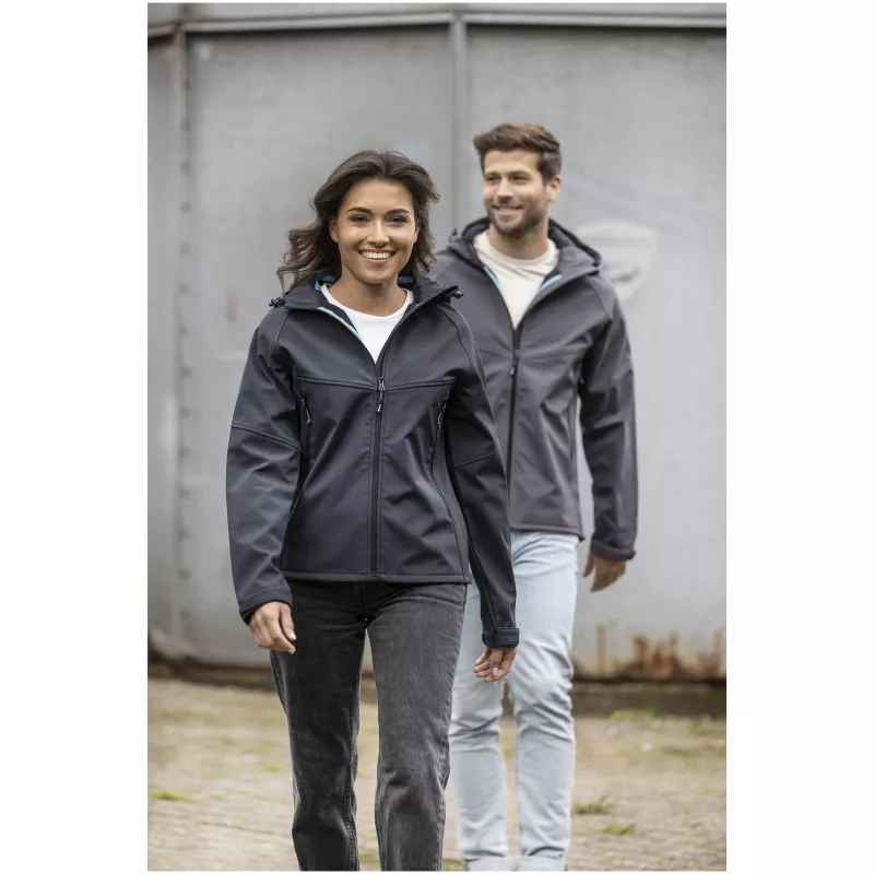 Męska kurtka softshell Coltan z materiałów z recyclingu z certyfikatem GRS - Czarny (37504-BLACK)