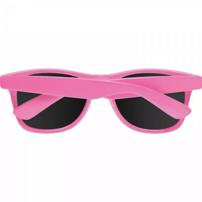 Różowe okulary przeciwsłoneczne reklamowe z nadrukiem