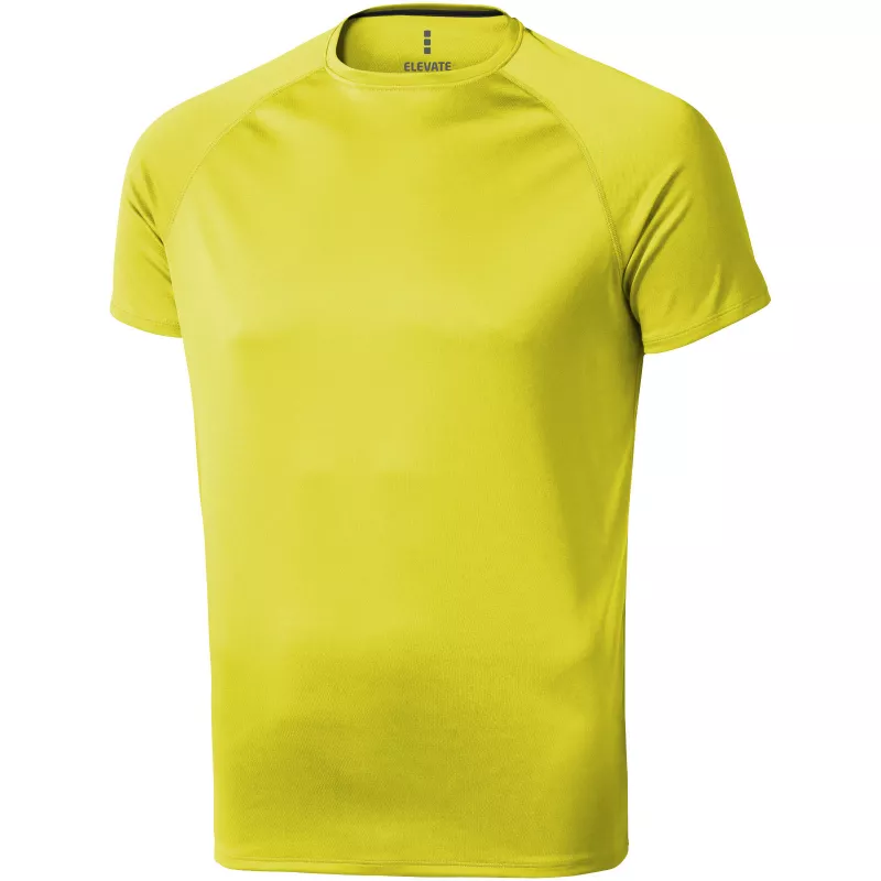 Męski T-shirt Niagara z dzianiny Cool Fit  - Neonowy żółty (39010-NEONYEL)