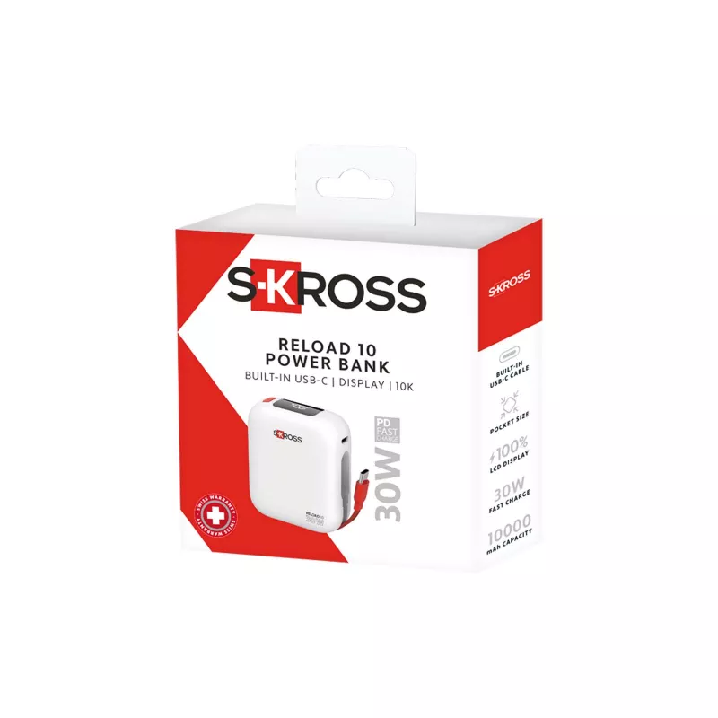 Powerbank SKROSS® Reload 10 000 mAh - Biały (12461901)