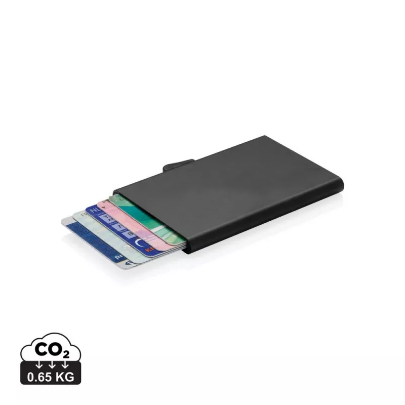 Etui na karty kredytowe C-Secure, ochrona RFID - czarny (P820.491)