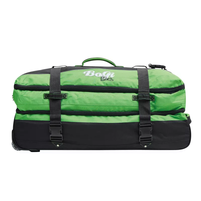 Torba podróżna na kółkach BoGi XL - czarny, zielony (56-2250728)