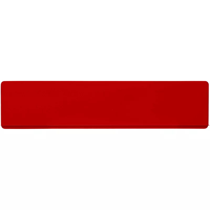Refari linijka z tworzywa sztucznego pochodzącego z recyklingu o długości 15 cm - Czerwony (21046721)