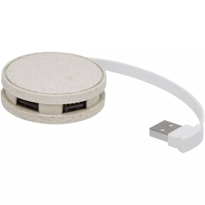 Kenzu koncentrator USB ze słomy pszennej - Piasek pustyni (12430906)