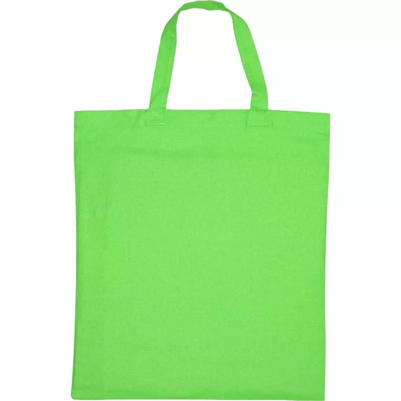 Torba bawełniana z krótkim uchem 140 g/m2 MARSHALL - jasnozielony (6068029)