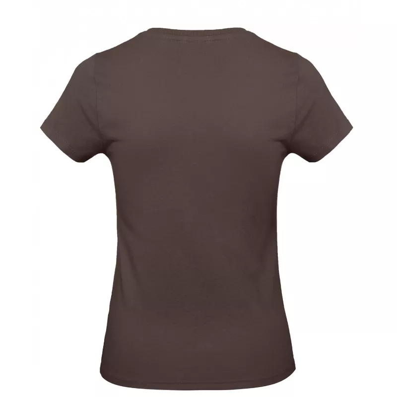 Damska koszulka reklamowa 185 g/m² B&C #E190 / WOMEN - Brown (145) (TW04T/E190-BROWN)