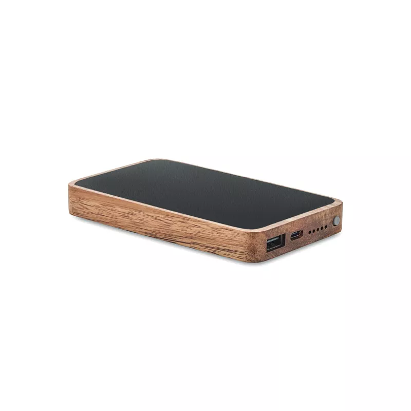 Powerbank 4000 mAh z ładowarką indukcyjną 15W ACAPOW - Czarny (MO2185-03)